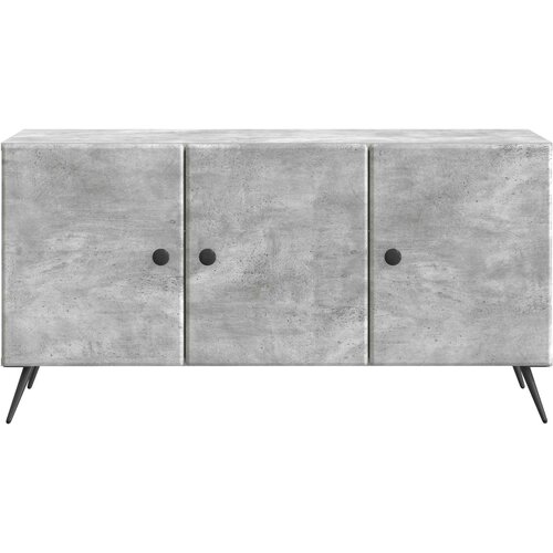  ormar Betonska siva 99 x 34,5 x 50 cm Konstruirano drvo Slike