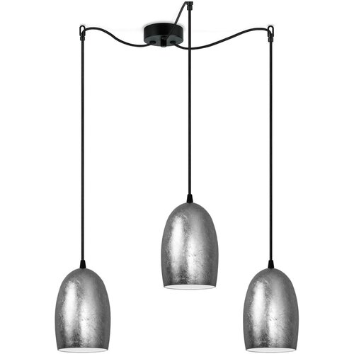 Sotto Luce Viseča svetilka v srebrni barvi UME Elementary S, ⌀ 14 cm Slike