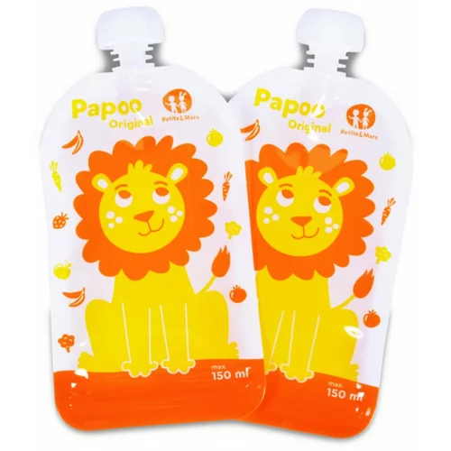 Petite & Mars Papoo vrečka za hrano Lion 6x150 ml