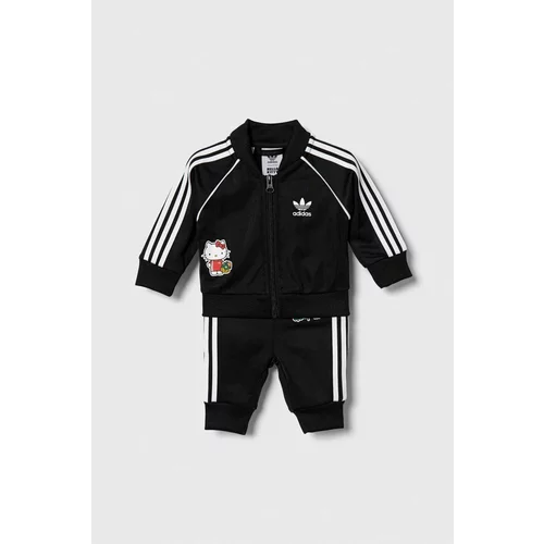 Adidas Trenirka za dojenčka x Hello Kitty črna barva