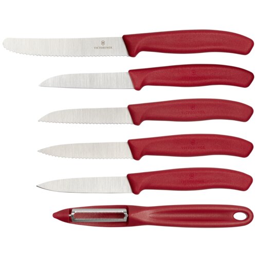 Victorinox Swiss Classic veget. knife-Set 6pc red Cijene