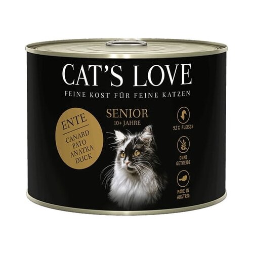 Cat&amp;#039;s Love Mokra hrana za mačke &amp;quot;Senior Duck&amp;quot; - 200 g Slike