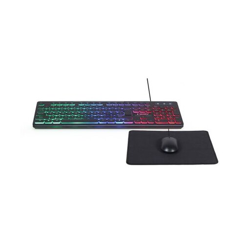  Miš + podloga GEMBIRD RGB, KBS-UML-01, multimedia USB, USA layout Cijene
