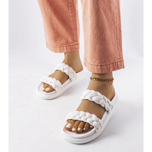 Gemre White flip-flops Angas Cene