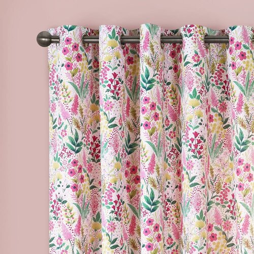 Catherine Lansfield Rožnate zavese v kompletu 2 ks 168x229 cm Tilly Floral – Cene