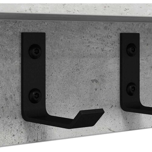  Vje&amp;scaron;alica za kapute na zidu Betonski sivi 40 x 10,5 x 10,5 cm Slike