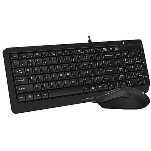  A4 Tech tastatura i mi&amp;scaron; USB A4-F1512 YU-LAYOUT, crna Slike