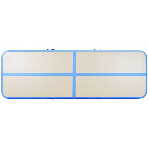  Strunjača na napuhavanje s crpkom 400 x 100 x 10 cm PVC plava Slike