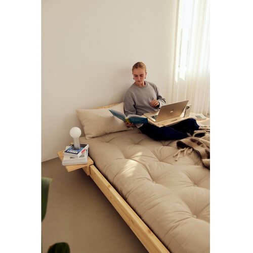 Karup Design Bračni krevet od masivnog bora s podnicom 180x200 cm u prirodnoj boji Social Bed &amp;ndash; Slike