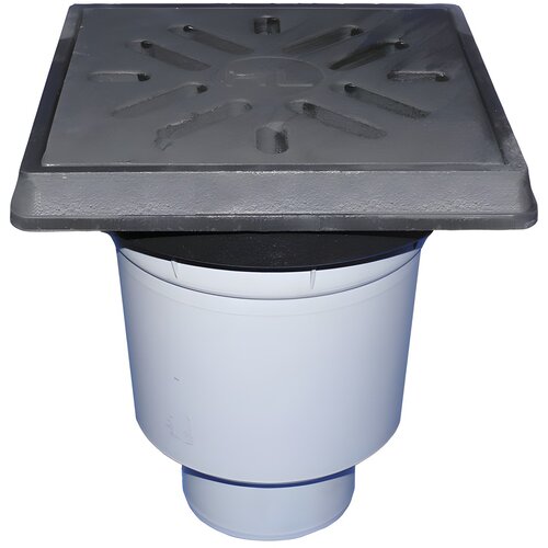 HL 606.1 perfekt slivnik DN110 vertikalni 244x244 mm plastika /226x226 mm... Slike