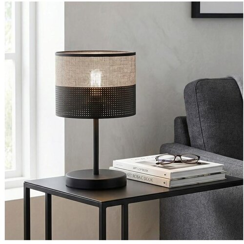  stona lampa karbon 1xE27/15W/230V crna/siva Cene