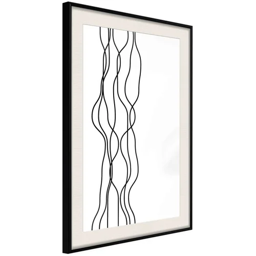  Poster - Wavy Lines 30x45