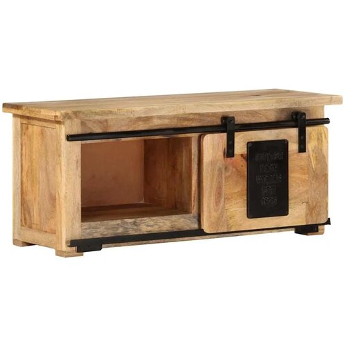  TV ormarić 90 x 35 x 40 cm od masivnog drva manga Slike