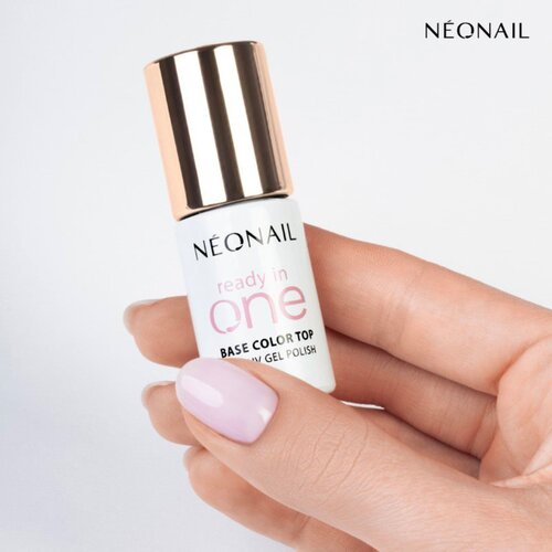 NeoNail Ready In One 3in1 UV Gel Polish gel lak za nokte s dijamantnim pra&amp;scaron;kom nijansa 09 One Pastel Lilac 7.2 ml Slike