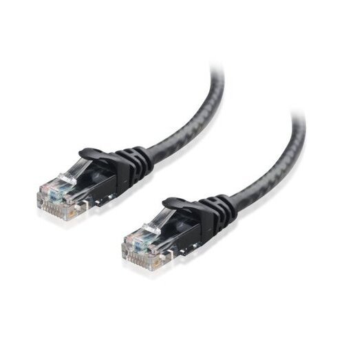 Patchcord kabl UTP cat6 CCA 3m crni Slike