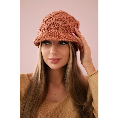 Kesi marka niezdefiniowana Cap with fleece Roma Bis K235 dark pink Slike
