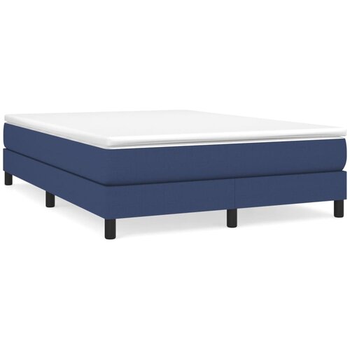 Maison Chic Box spring postelja - Vzmetna postelja z vzmetnico modra 140x200 cm blago SL14685, (21882230) Cene