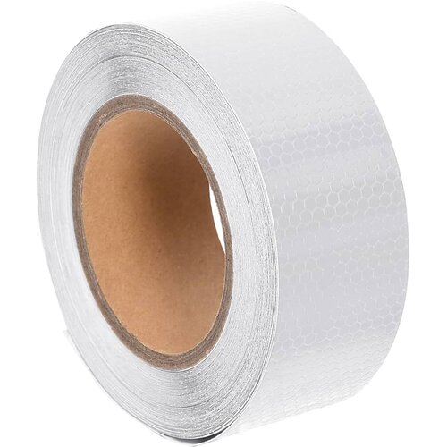  Reflektirajuća traka bijela 5 cm x 20 m PVC Slike