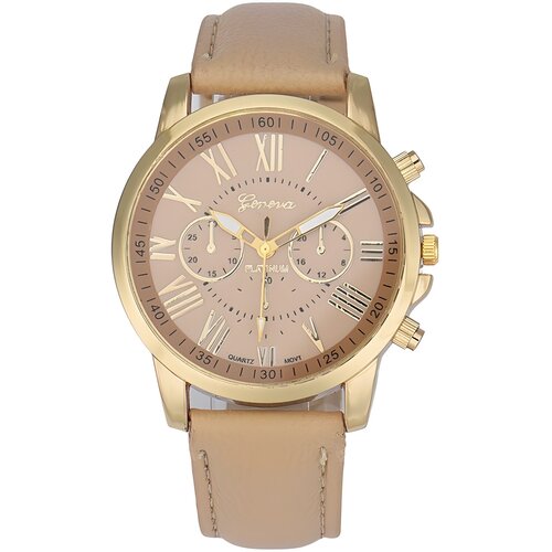 Geneva Ura CH-2491 - Rjava Cene