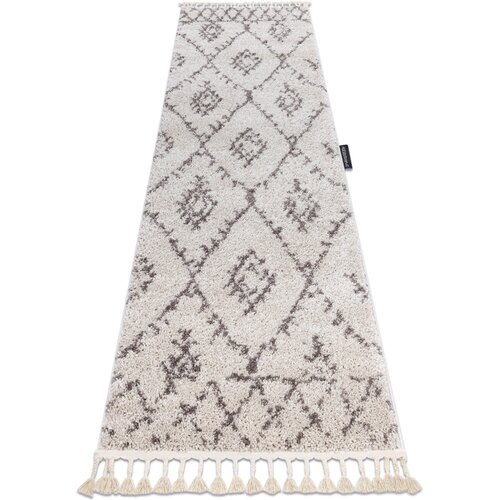 RugsX Preproge Tekač, Tekač BERBER FEZ krem - za 80x250 cm Bež Cene