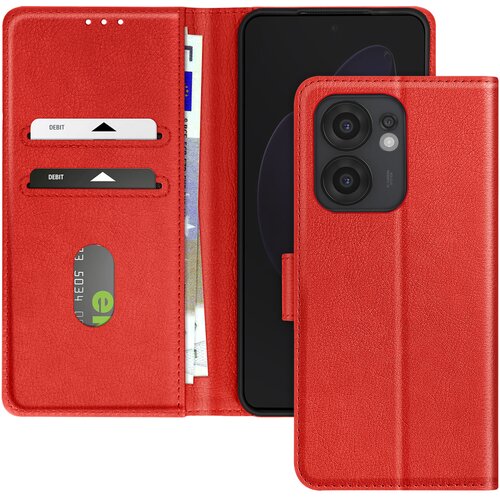 AVIZAR Ohi&scaron;je za Oppo Reno 13 F / 13 FS Clamshell Portfelj and Video Holder, Rdeča, (5000208786) Cene