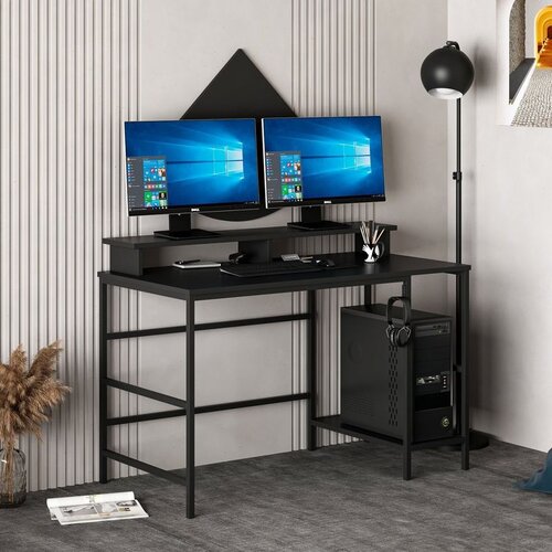 Hanah home greta - dore, white black study desk Slike
