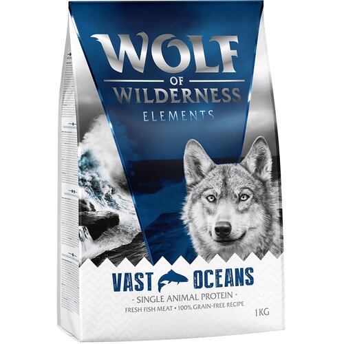Wolf of Wilderness Snižena cijena! 2 x 1 kg suha hrana za pse - "Vast Oceans" - riba Cene