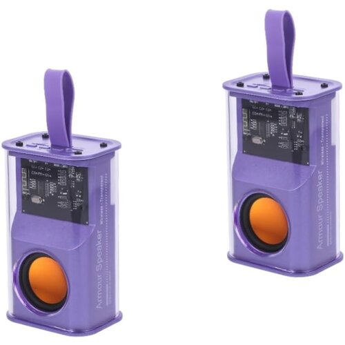 Generic prenosni bluetooth zvočnik, mini prozoren brezžični zvočnik z rgb lučko, (21124691) Slike