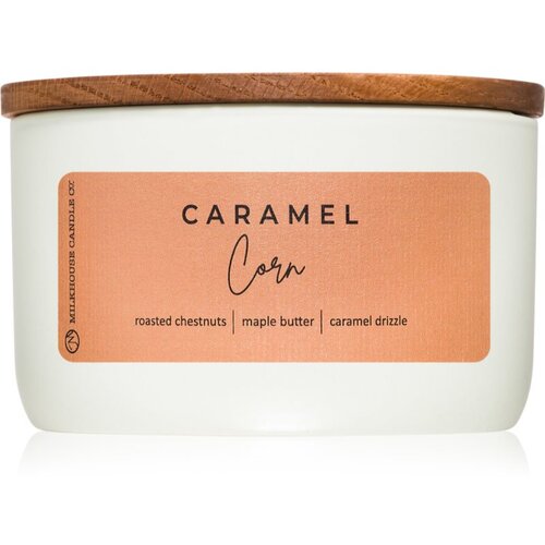 Milkhouse Candle Co. Statement Caramel Corn di&amp;scaron;eča sveča 283 g Slike