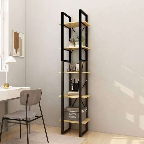 vidaXL ormarić za knjige s 5 razina 40 x 30 x 175 cm od borovine Cijene