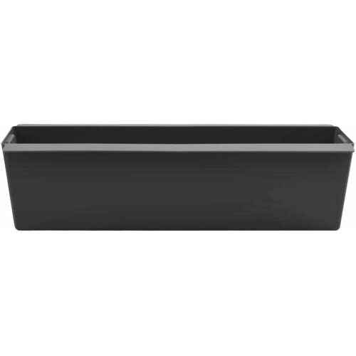 Kutije za cvijeće za Euro palete 24 pcs Crna 36 x 13,5 x 9,5 cm Slike