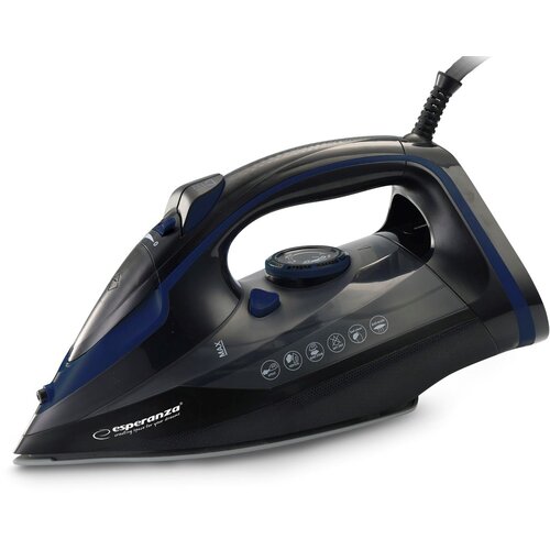 Esperanza EHI012 Steam iron, ceramic soleplate, black, 2600W Cijene