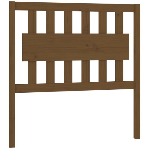 Maison Chic posteljno vzglavje - vzglavna omarica - nočna omarica medeno rjavo 95,5x4x100 cm trdna borovina, (21707236) Cene