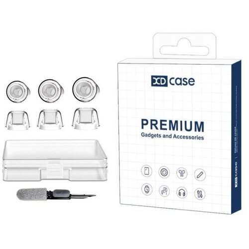 INF Nadomestni tekoči silikonski vložki za AirPods Pro 1 / 2, prozorni, (5000339754) Cene