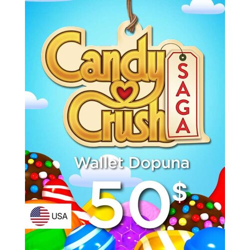 Candy crush dopuna - gift card usa store 50$ / digital Slike