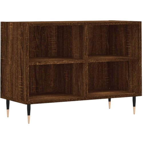 Maison Chic TV omarica - TV stojalo - Televizijska omarica rjavi hrast 69,5x30x50 cm inženirski les, (21700424) Slike