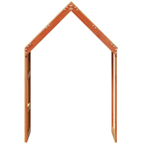 Krov za dječji krevet vo&amp;scaron;tano smeđi 60 x 89 x 134,5 cm borovina Slike