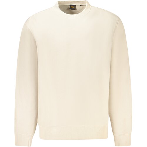 Boss HUGO SWEATSHIRT WITHOUT ZIP MEN BEIGE Slike