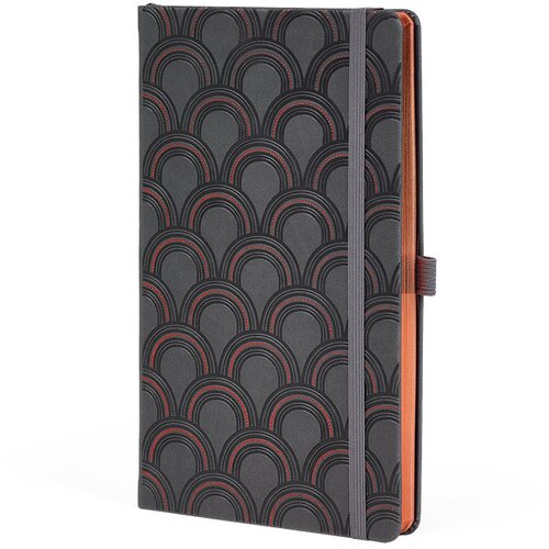  NOTES 13X21CM CRTE 96L S GUMICOM CASTELLI COPPER ART DECO ANTRACIT/BAKRENI Cene