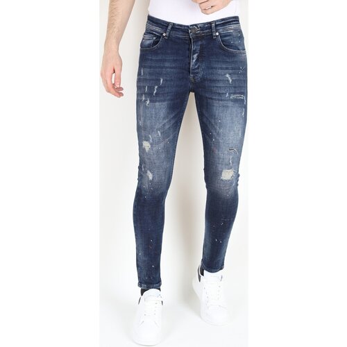 Mario Morato Kavbojke slim 148658997 Modra Cene