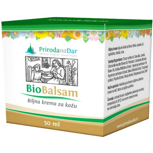 Priroda Na Dar Biljna krema za rane, opekotine i ožiljke BioBalsam 50ml 125277.0 Cene