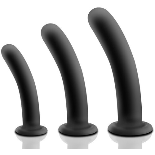 SuperLove Anal Dildo Set Black Cene