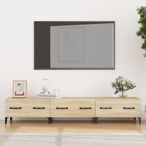 The Living Store TV omarica sonoma hrast 150x34,5x30 cm konstruiran les - TV Omarica, (21376403) Slike