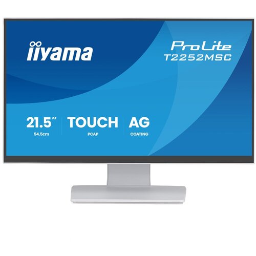 Iiyama ProLite T2252MSC-W2AG computer monitor 54.6 cm (21.5") 1920 x 1080 pixels Full HD LCD Touchscreen White Cene