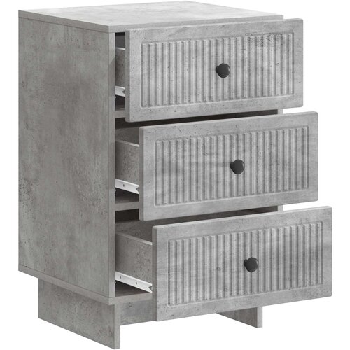  Noćni ormar Betonska siva 43 x 41 x 66,5 cm Konstruirano drvo Slike