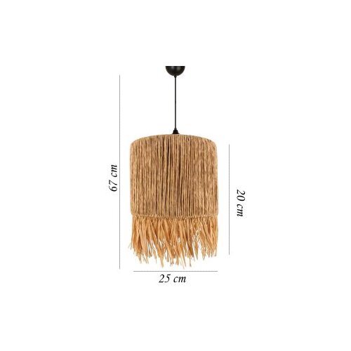Opviq Luster YL658, 25cm, IP20, Boja hrasta Slike