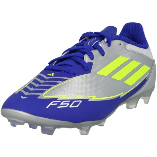 Adidas kopačke za dečake F50 League FG/MG J Messi, Sivo-Plave Slike