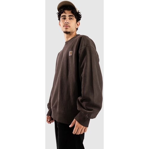 Carhartt WIP Vista Pulover tobacco / garment dyed Slike