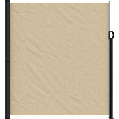  Bočna tenda na uvlačenje bež 220 x 600 cm Slike