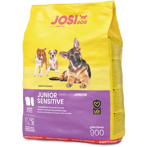 JosiDog Junior Sensitive - Varčno pakiranje: 5 x 900 g Slike